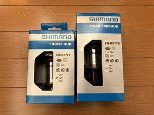 シマノ　SHIMANO HB-RS770 FH-RS770 センターロックディスク手組みハブ　32H 新品未使用