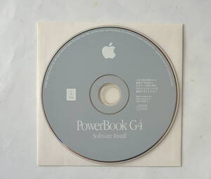 PowerBook G4 チタニュウム 400/500MHz用 Software Install CD OS9.1+9.2.2アップデータ他 