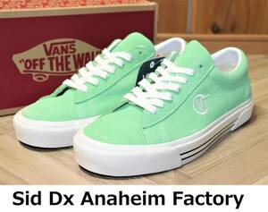 送料無料 即決【新品】 USA企画 VANS ★ Sid Dx Anaheim Factory (US8/26cm) ★ バンズ 海外企画 シド スエード アナハイム OG NEON GRN