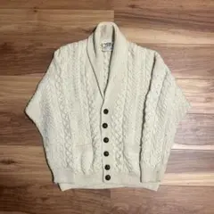 ［vintage］Design knit cardigan Ireland 90