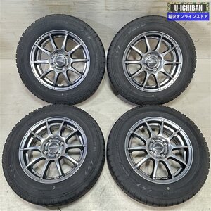 アクア ヴィッツ 80系 シエンタ 等 シュナイダー 5.5-14+38 4H100 トーヨー ガリットGIZ 175/70R14 14インチ スタッドレス 4本セット 009k