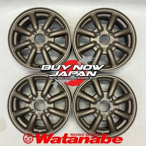 4本セット【在庫あり即納】RS Watanabe F8F TYPE 13×4.5J+45 4H-100 新マグカラー / 13インチ ワタナベ ホイール