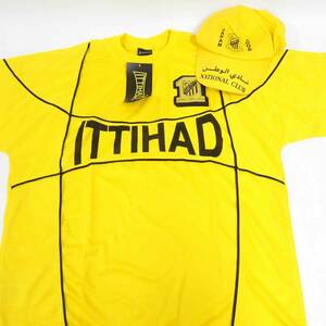 【中古・未使用品】サッカー アル・イテハド ITTIHAD FC 2005 JAPAN キャップ ユニフォーム M メンズ トヨタカップ ジャパン