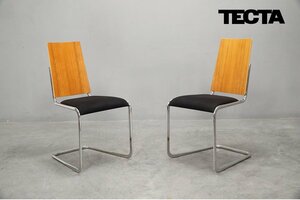 959-1 展示美品 TECTA(テクタ) B17 DINING CHAIR(ビー17 ダイニングチェア) 2脚セット チェリー ドイツ ACTUS(アクタス) 22.2万