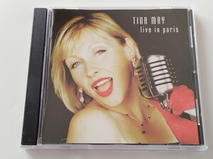 TINA MAY / live in paris CD 33RECORDS UK 33JAZZ055 ティナ・メイ2000年LIVE作品,英国ジャズボーカル,Take The A Train,Moonlight,