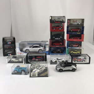 FUZ【現状渡し品】ミニカーまとめ マイスト 1/18 ポルシェ911 Porsche CIVIC AQUA CAMRY MR2 他〈61-241010-KY-32-FUZ〉