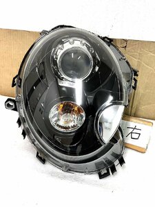 右ヘッドライト　BMW　ミニ　MINI　R55 R56　ZG16 BI-XENON インナーブラック　　点灯確認済　バラスト付　爪折れ無　磨き済　801864