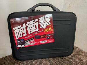 サンワサプライ　セミハードPCケース　15.6インチワイド対応　ブラック　BAG-EVA5BKN 未使用品