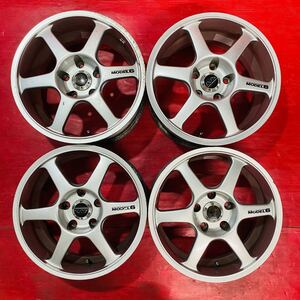 YOKOHAMA AVS MODEL 6 サイズ 16×7J/8J PCD114.3 H5 OFF+30/+35 ハブ径約73mm 傷汚れあり 4本セット