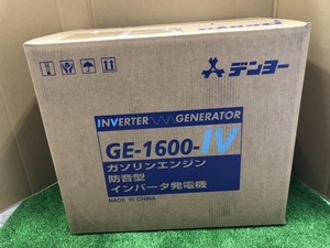 005▽未使用品▽Denyo インバーター発電機 GE-1600SS-Ⅳ
