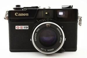 キャノン Canon Canonet QL17 G-III キャノネット 黒 ブラック レンジファインダ コンパクトフィルムカメラ 【現状品】 #1697