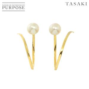 タサキ TASAKI ア ファイン バランス アコヤ真珠 8.1-7.9mm ピアス K18 YG 750 パール 田崎真珠 Akoya Pearl Earrings Pierced 90238285