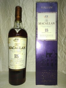 マッカラン The MACALLAN 18年 未開栓 箱付 古酒