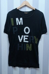 2-3439A/ディーゼルブラックゴールド 半袖Tシャツ DIESEL 送料200円 