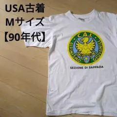 (レア)90s　サイズ：M　半袖Tシャツ　白　USA古着　ヴィンテージ