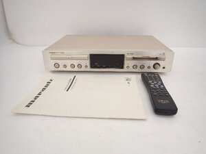 【ジャンク品】Marantz CM6200 マランツ CDプレーヤー/MDレコーダー 2003年製 リモコン/説明書付 ∽ 70EED-5