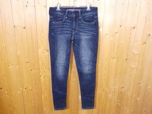 b361◆アメリカンイーグル SUPER STRETCH デニム◆34SHORT ストレッチ AMERICAN EAGLE OUT FITTERS ジーンズ JEGGING 6J