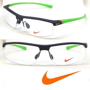 新品 送料無料 NIKE VISION VORTEX ナイキ ボルテックス メガネ フレーム 7071/3 005 ブラック/グリーン