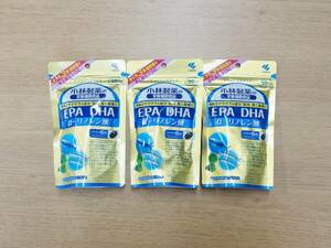 未開封 小林製薬 EPA DHA α-リノレン酸 30日分 3袋セット