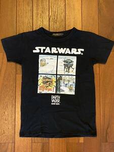 DARTH VADER and son 半袖Tシャツ 黒 中古 STAR WARS スターウォーズ ダースヴェイダー アンド サン