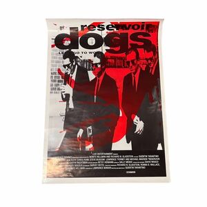 【当時オリジナル】ビンテージ 90s レザボアドッグス 映画ポスター RESERVOIR DOGS ムービー アート キルビル タランティーン 1991年