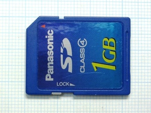 ★Panasonic ＳＤメモリーカード １ＧＢ 中古★送料８５円・１８５円