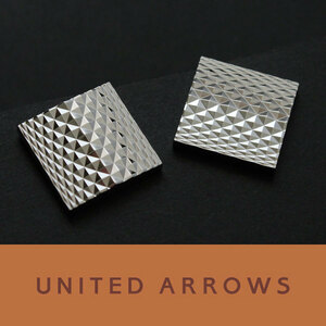 3679◆ユナイテッドアローズ◆カフス◆シルバー◆カフスボタン～カフリンクス◆上質セレクトショップ～UNITED ARROWS◆新品