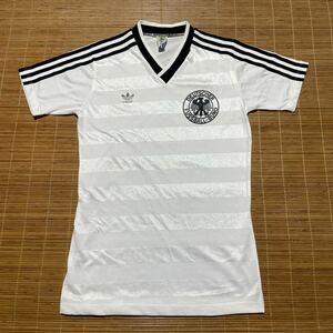 西ドイツ製 adidas アディダス サッカー 西ドイツ代表 ドイツ代表 1984/1986 84/86 home S ユニフォーム シャツ マテウス euro1984