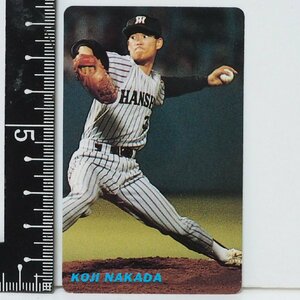 91年 カルビー プロ野球カード No.129【仲田 幸司 投手 阪神タイガース】平成3年 1991年 当時物 Calbeeおまけ食玩BASEBALL【中古】