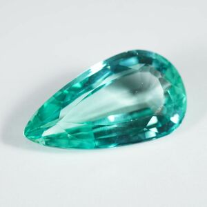 28.34ct ブルーグリーンシンセティックサファイア 901