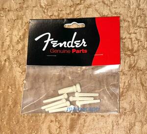 新品 Fender純正 Acoustic Guitar Bridge Pin & Strap End Pin Sets Ivoryフェンダー アコースティック ギター ブリッジ & ストラップ ピン