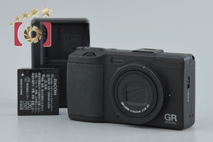 【中古】RICOH リコー GR DIGITAL IV ブラック コンパクトデジタルカメラ シャッター回数僅少