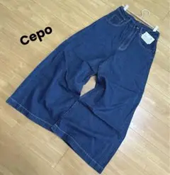 【新品タグ付】Cepo セポ ワイドデニム アメカジ