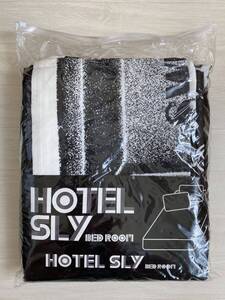 新品　【HOTEL SLY 】　ホテルスライ　ダブルベット　ダブル掛け布団カバー&ピローケース2枚セット　ブラック×ホワイト　黒白