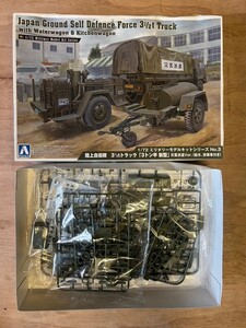 H10023 プラモデル 未組立 1/72 ミリタリーモデルキットシリーズ №3 陸上自衛隊 3 1/2 tトラック 3トン半新型 災害派遣バージョン