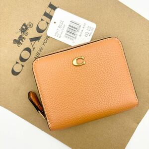 【COACH☆新品】ビルフォールド ウォレット！オレンジ！レザー！財布！