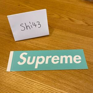 1円スタート Supreme シュプリーム Tiffany ティファニー BOXステッカー sticker ティファニーブルー レア コラボ 限定 正規品 ステッカー 