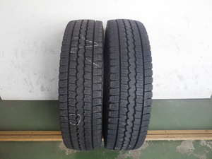 205/85R16 117/115L ダンロップ DUNLOP 冬 ウィンターマックス LT03M 中古 7分山 2本SET スタッドレス 2022年 205/85/16 205/85-16 L18279