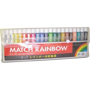 新品 マッチ 10ml 19色セット レインボーカラー マッチ 水彩絵具 174