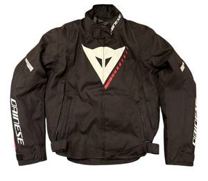 試着のみ美品　【DAINESE-ダイネーゼ】1654631 VELOCE D-Dry JACKET｜50サイズ｜BLACK/WHITE/LAVA-RED