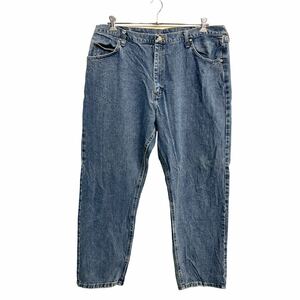 Wrangler デニムパンツ W42 ラングラー ビッグサイズ ブルー コットンメキシコ製 古着卸 アメリカ仕入 2312-536