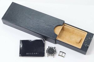 BVLGARI ブルガリ ブルガリ BB26SLD クォーツ デイト レディース 腕時計 黒文字盤 フェイスのみ 箱有 6197-HA