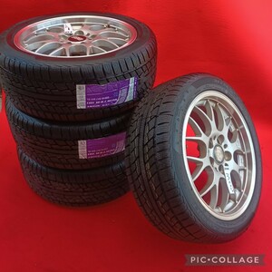 BBS RG-R RG717 ホイール17×7.5J 5H PCD108 ET38 ATR SPORTS 冬用タイヤ付き 225/45ZR17 2013年製未使用4本セット ボルボ S70 V70 XC70 等