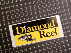 レトロ 貴重 Diamond Reel ダイヤモンドリール オオモリ製作所 ステッカー シール/大森製作所 