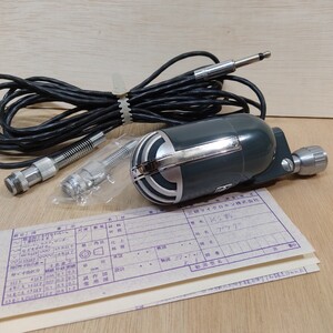 【美品】『三研マイクロフォン Type MS-2 No.3997 800Ω TRK SANKEN MICROPHONE DYNAMIC MICROPHONE1950年12月製造 コード付 』音響機器