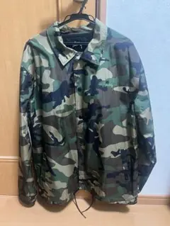 STUSSY CAMO CRUIZE COACH JACKET