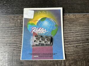 ★RARE 80～90s NOS ★Kahler ケーラー ★String Locking Nut ★CHROME ★Made in USA ★貴重未使用ブリッジ同時出品中 ★floyd ROSE