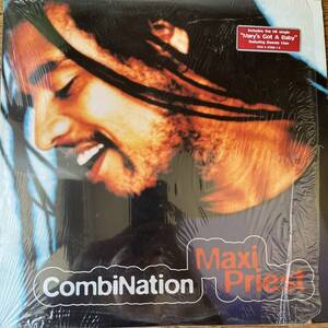 US盤　2LP Maxi Priest Combination 7243 8 47569 1 8 シュリンク　ステッカー