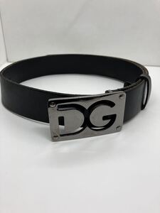 DOLCE & GABBANA ドルチェアンドガッパーナ　 レザーベルト 黒