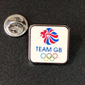 イギリス 輸入　輸入　雑貨　ラベルピン 　ピンバッジ 　『 オリンピック TEAM GB 』　　( BAT687 )